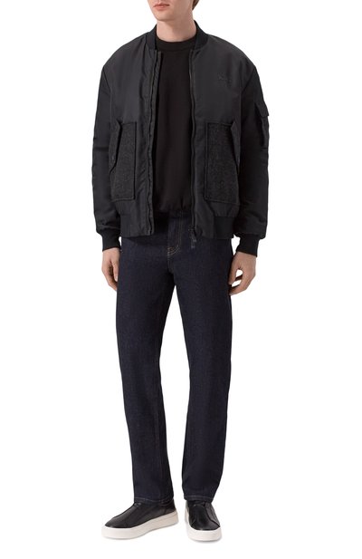 Кожаные кеды KITON, арт. USSA279N0129801, фото 2