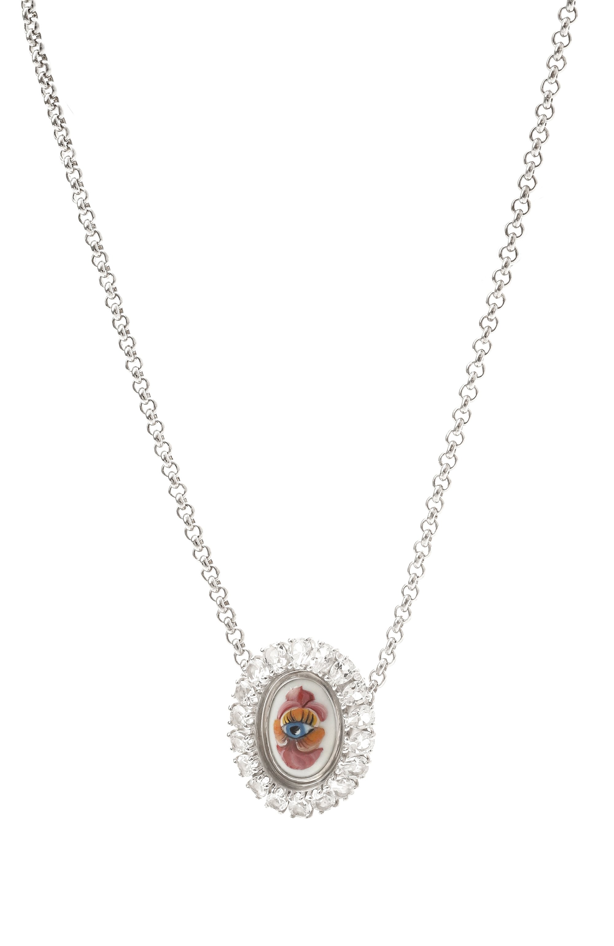 Колье с фиалкой SECRETS JEWELRY, арт. КФХС713, фото 3