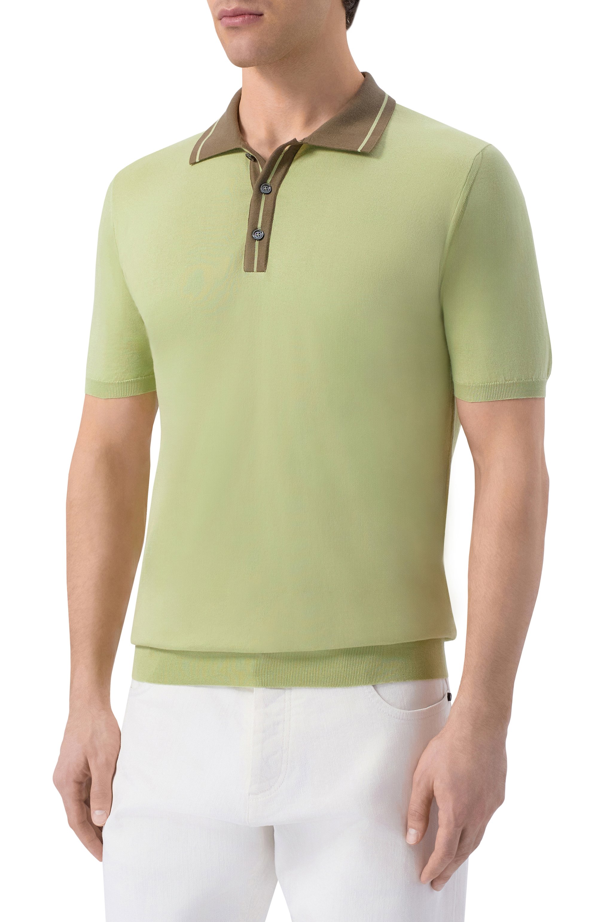 Хлопковое поло KITON, арт. UMK0926, фото 3