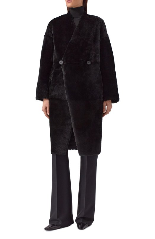 Двусторонняя дубленка Venera M. 2755F-110VM Чёрный  2755F-110VM Фото 6