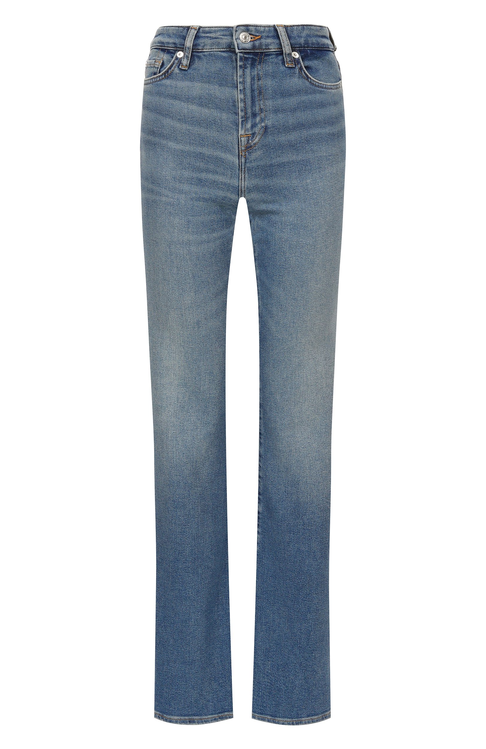Джинсы lisha 7 FOR ALL MANKIND голубого цвета по цене 32950 руб., арт. 7UIW0120-45H, фото 1 Джинсы lisha 7 FOR ALL MANKIND, арт. 7UIW0120-45H, фото 1