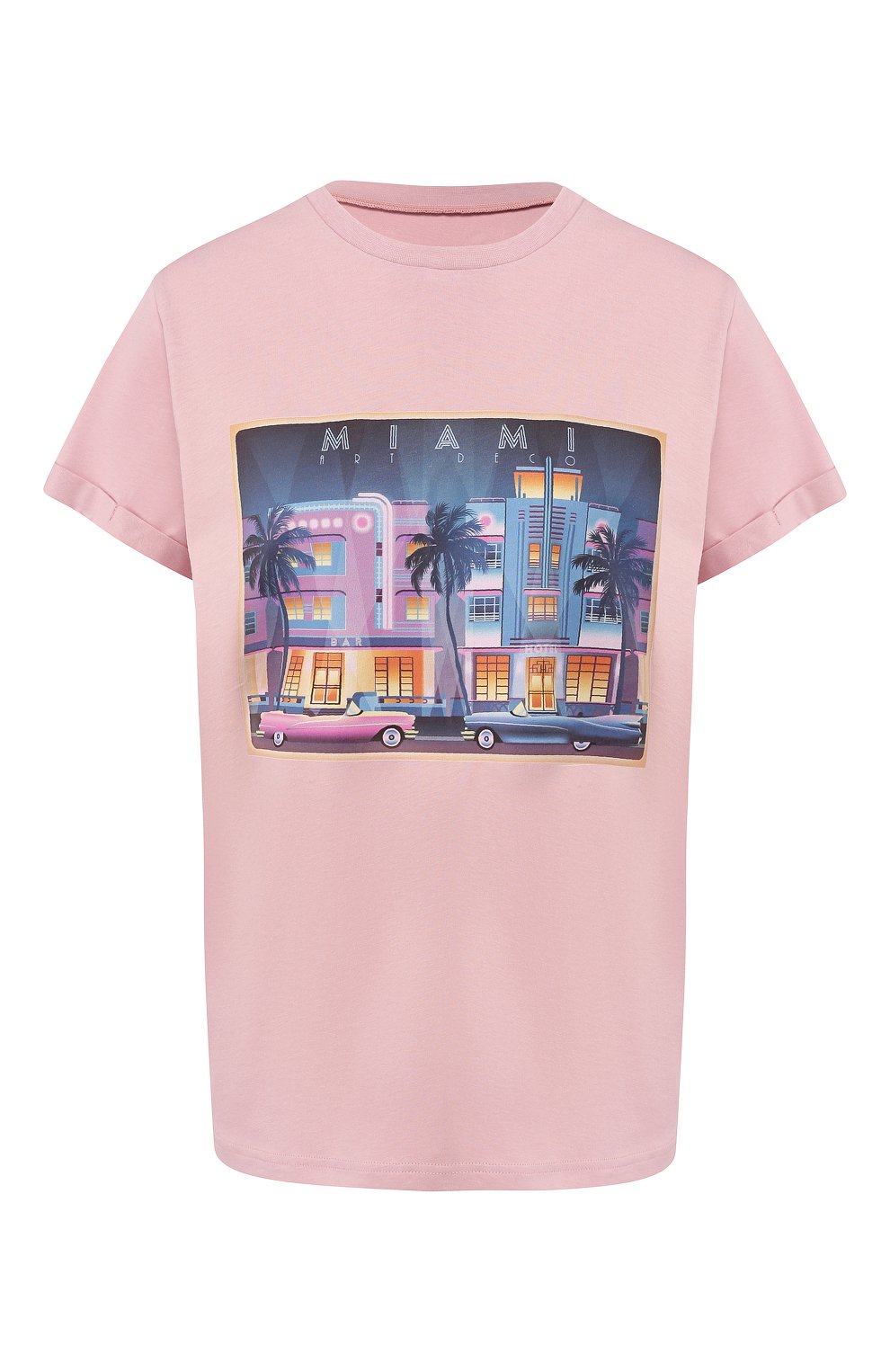 Хлопковая футболка SEVEN LAB, арт. T19-MIAMI pink, фото 1