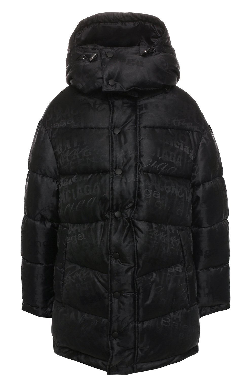 Пуховик BALENCIAGA черного цвета по цене 151000 руб., арт. 555346/TF006, фото 1 Пуховик BALENCIAGA, арт. 555346/TF006, фото 1