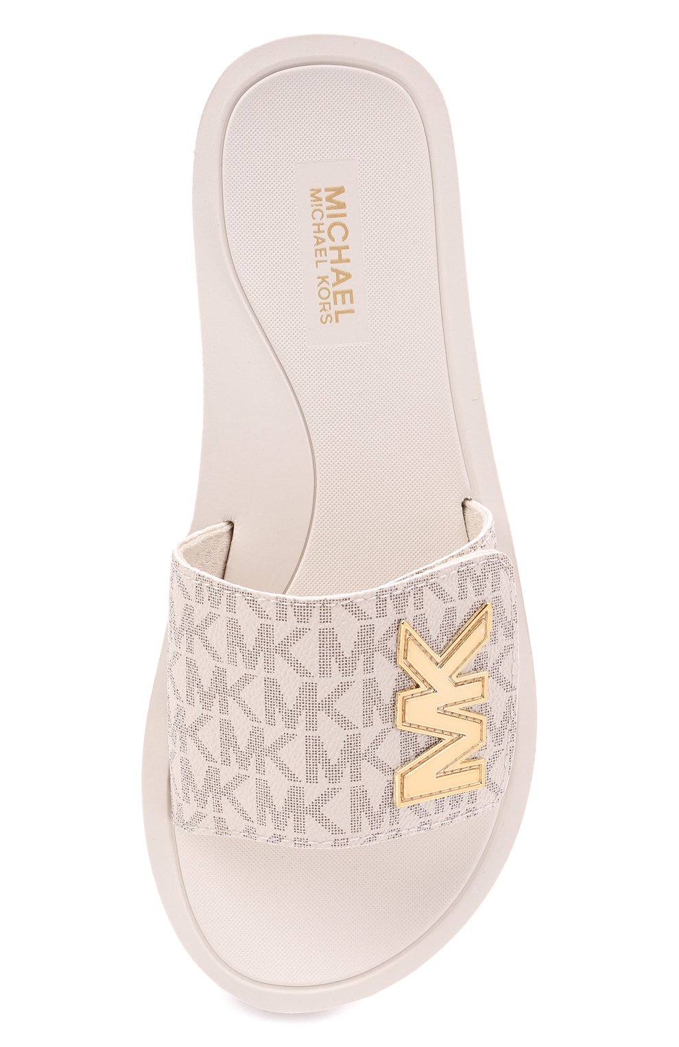 Текстильные шлепанцы mk platform MICHAEL MICHAEL KORS, арт. 40T1MKFA1B, фото 5