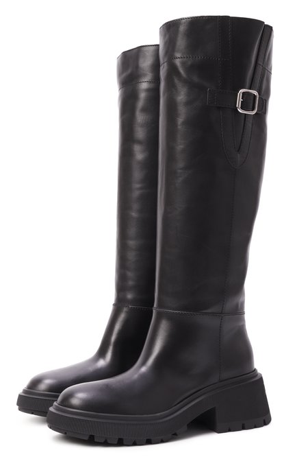 Женские кожаные сапоги tamsin JIMMY CHOO, арт. TAMSIN KB FLAT/WLZ