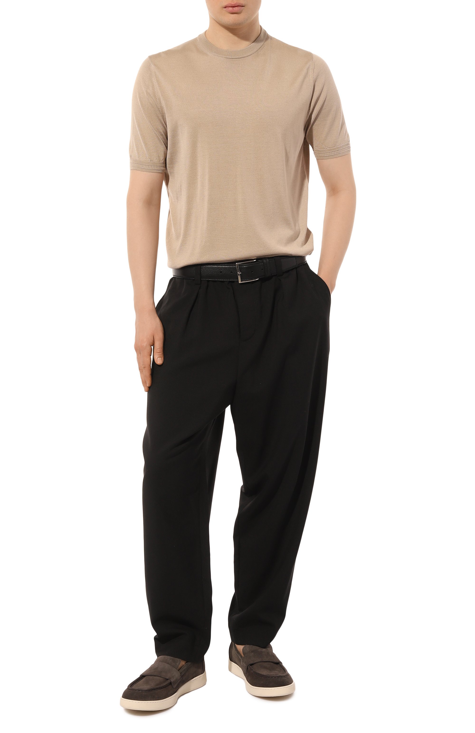 Шелковый джемпер STEFANO RICCI бежевого цвета по цене 92400 руб., арт. K616215G10/F24101, фото 2 Шелковый джемпер STEFANO RICCI, арт. K616215G10/F24101, фото 2