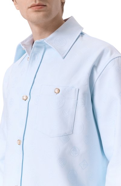 Хлопковая рубашка CASABLANCA, арт. M-AW25-JK-419-01, фото 5