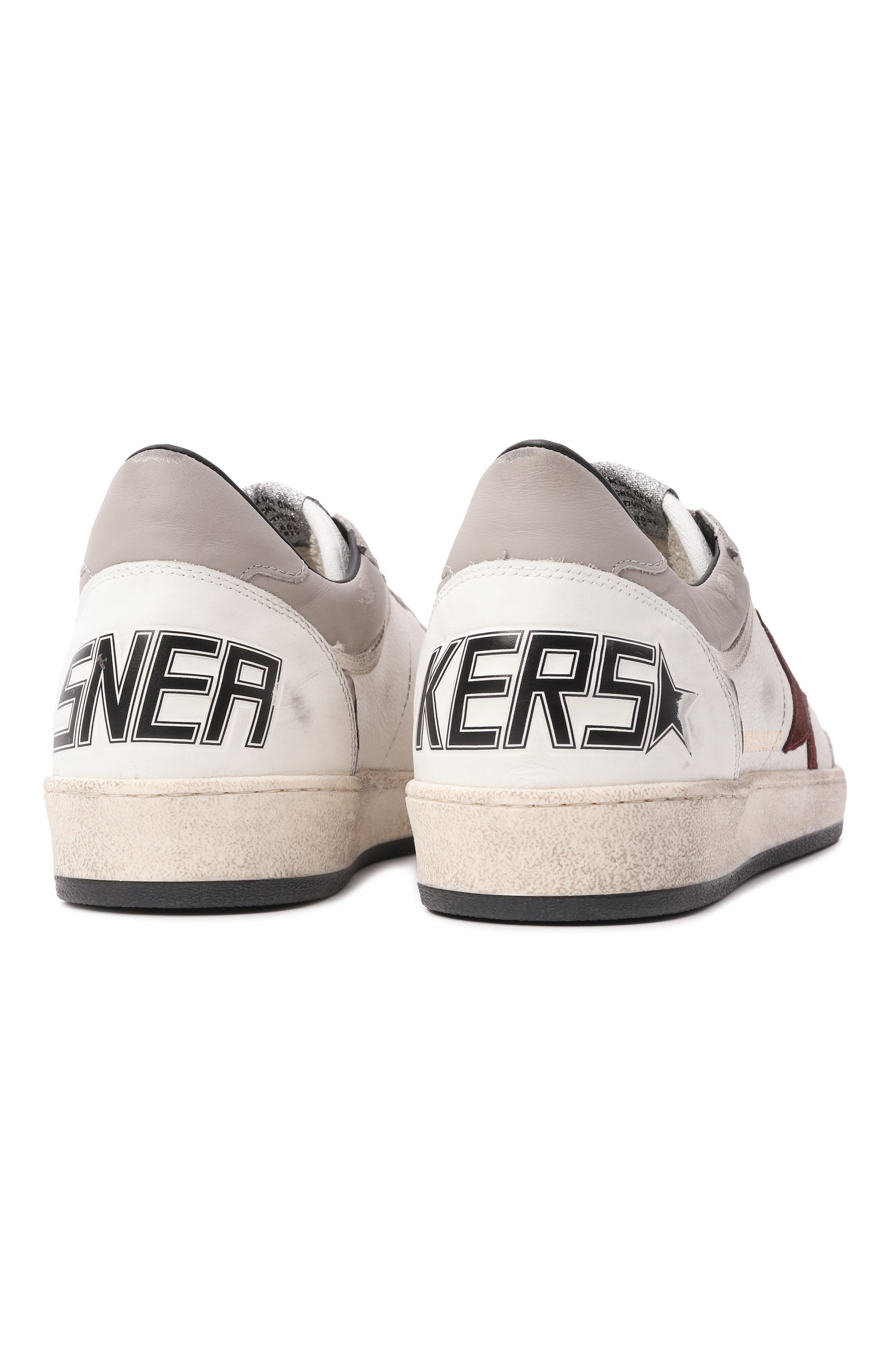 Кожаные кеды ballstar GOLDEN GOOSE DELUXE BRAND, арт. GMF00832.F008158, фото 6