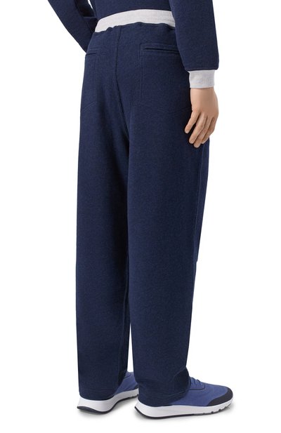 Брюки из хлопка и льна BRUNELLO CUCINELLI, арт. MR8313381G, фото 4