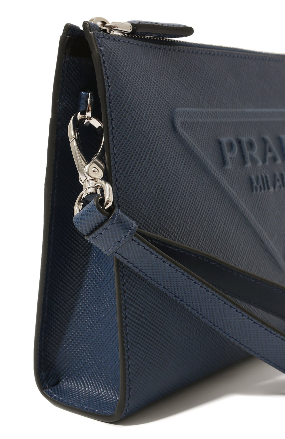 Кожаная борсетка PRADA, арт. 2VF039-2FAD-F0016-OOO, фото 3