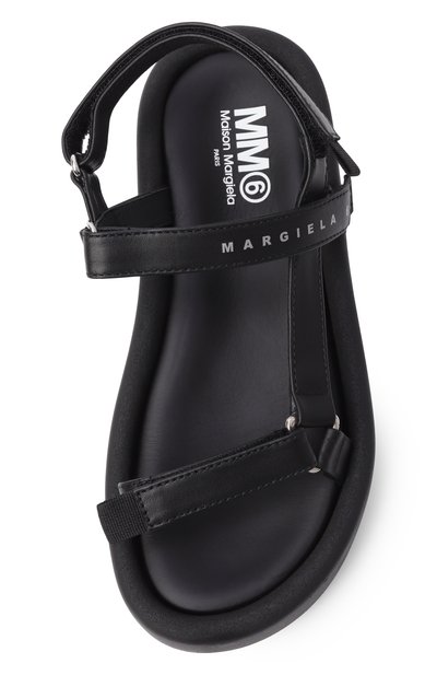 Кожаные сандалии MM6, арт. 82378/VAR2_001, фото 4