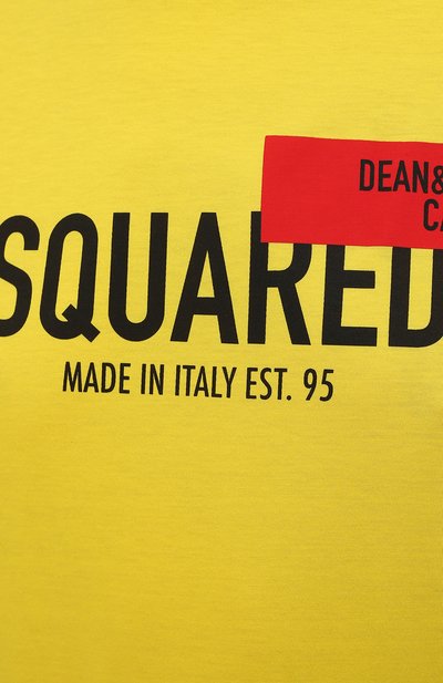 Хлопковая футболка DSQUARED2,  арт. S72GD0300/S23009, фото 5