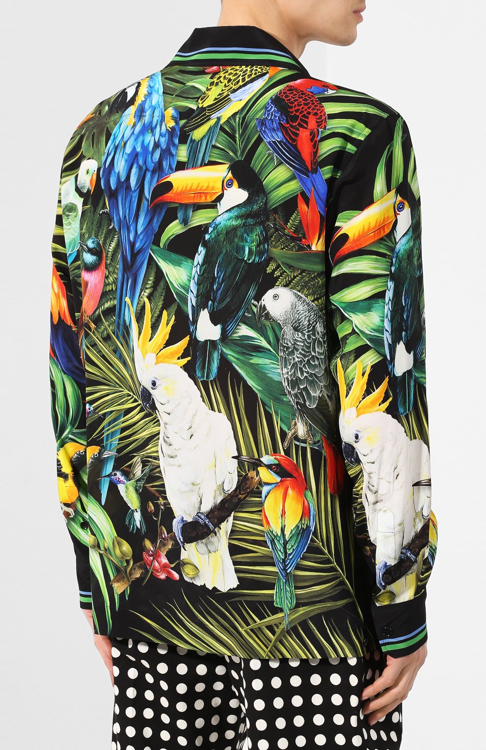 Шелковая рубашка DOLCE & GABBANA, арт. G5GY8T/FI1RL, фото 4
