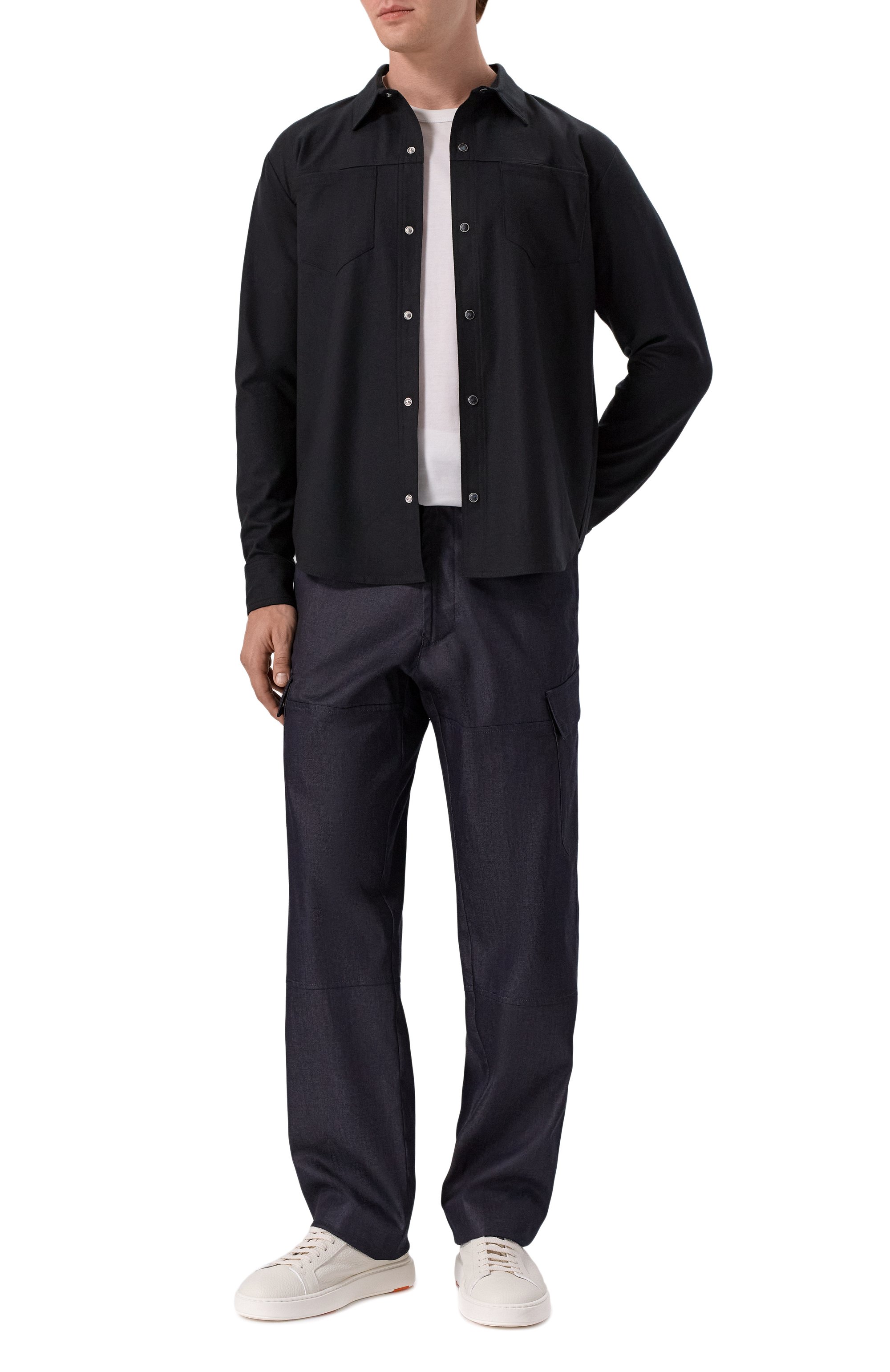 Кашемировая рубашка MARCO PESCAROLO, арт. ZEUS/5243, фото 2