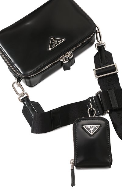 Кожаная сумка PRADA, арт. 2VH070-ZO6-F0002-ZMI, фото 3