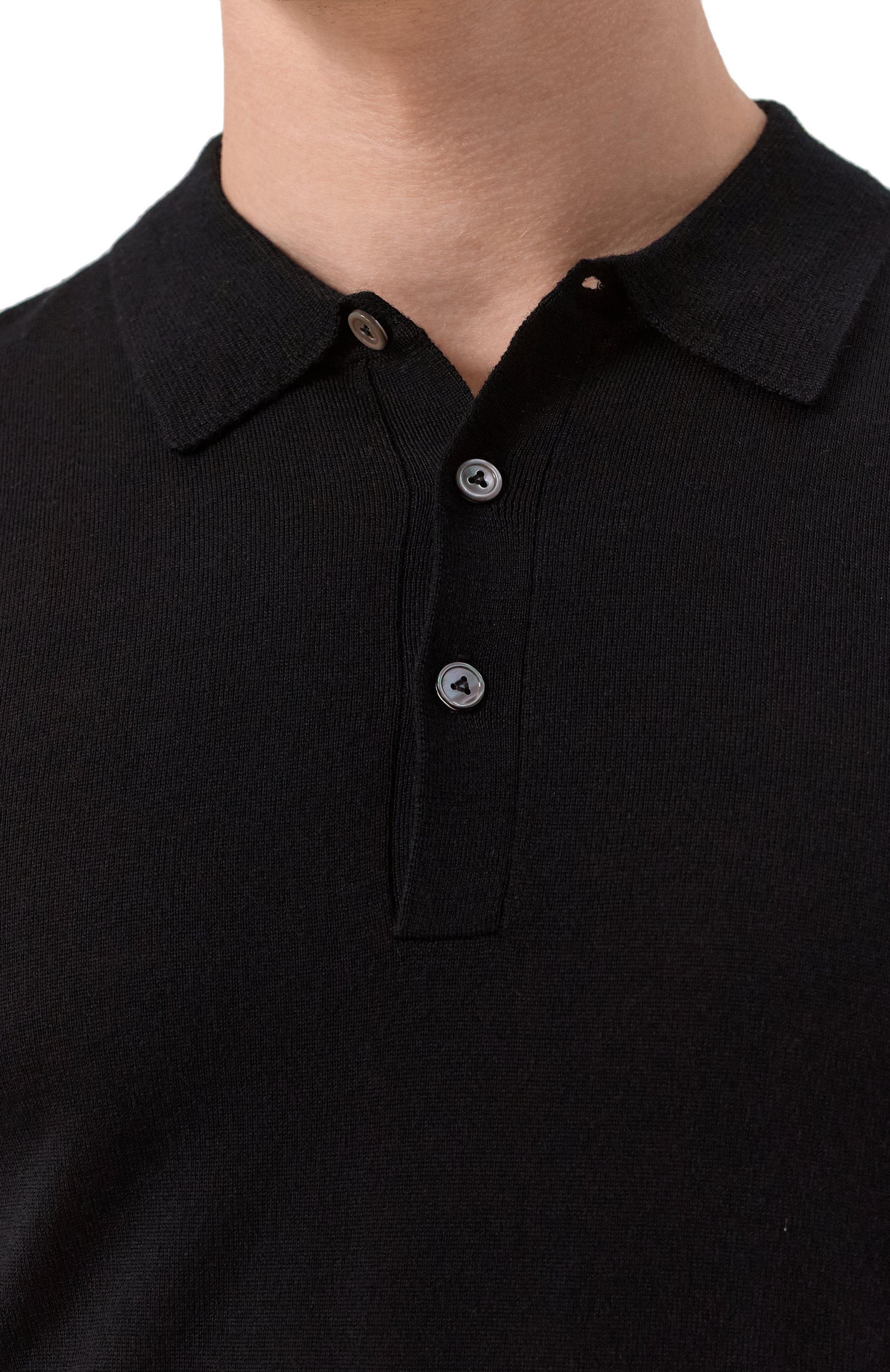 Шерстяное поло VAN LAACK черного цвета по цене 28600 руб., арт. VL-SABRI-XX/S00173, фото 5 Шерстяное поло VAN LAACK, арт. VL-SABRI-XX/S00173, фото 5