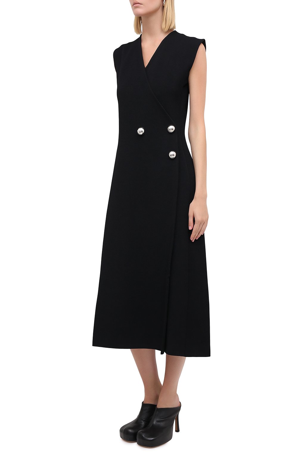 Платье из шерсти и вискозы JIL SANDER, арт. JSPR754073-WRY39038, фото 3