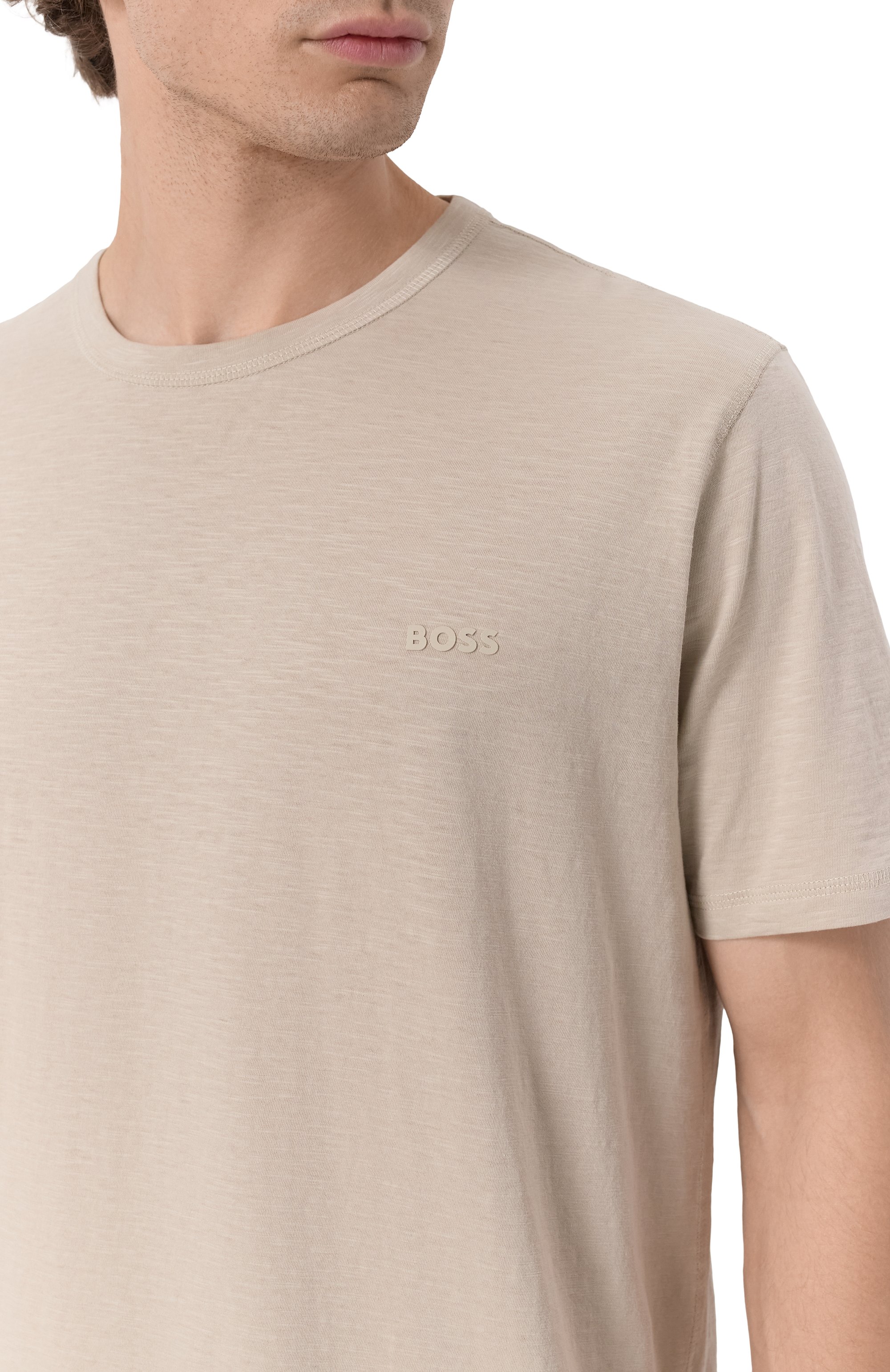 Хлопковая футболка BOSS ORANGE, арт. 50508243, фото 5