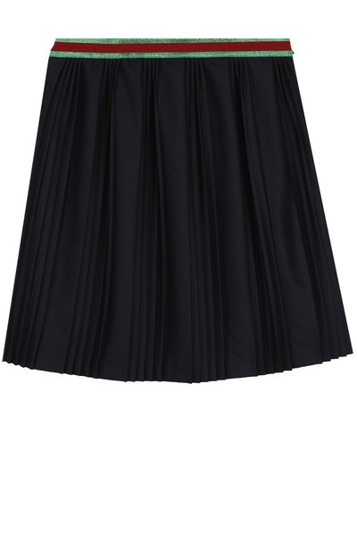 Плиссированная юбка с контрастным поясом GUCCI, арт. 477751/XBC07, фото 1