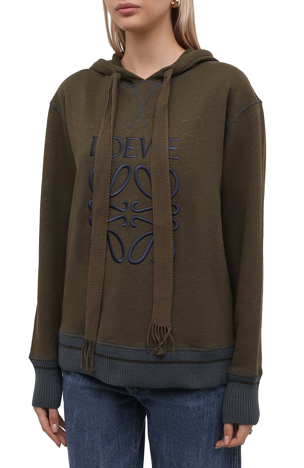 Хлопковое худи LOEWE, арт. S359341XAQ, фото 3