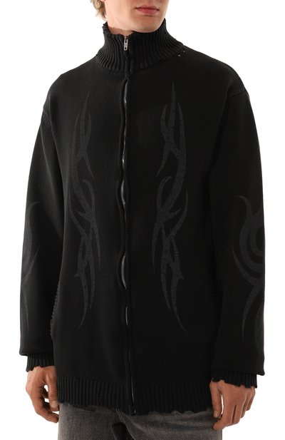 Кардиган BALENCIAGA черного цвета по цене 399500 руб., арт. 808489/T3336, фото 3 Кардиган BALENCIAGA, арт. 808489/T3336, фото 3