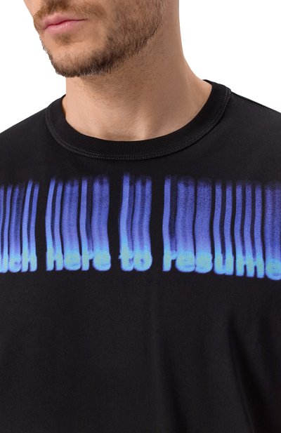 Хлопковая футболка DIESEL, арт. A16616/0AKAK, фото 5