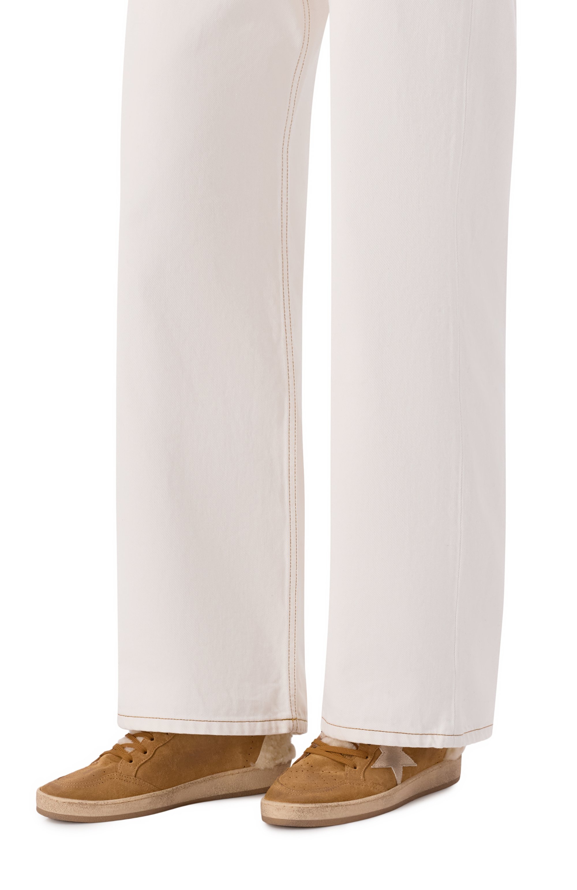 Замшевые кеды ball star GOLDEN GOOSE DELUXE BRAND, арт. GWF00117.F007475, фото 2