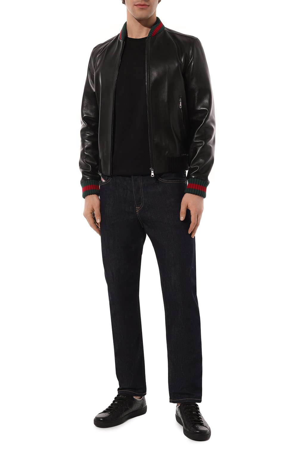 Кожаный бомбер GUCCI, арт. 431343 XG206, фото 2