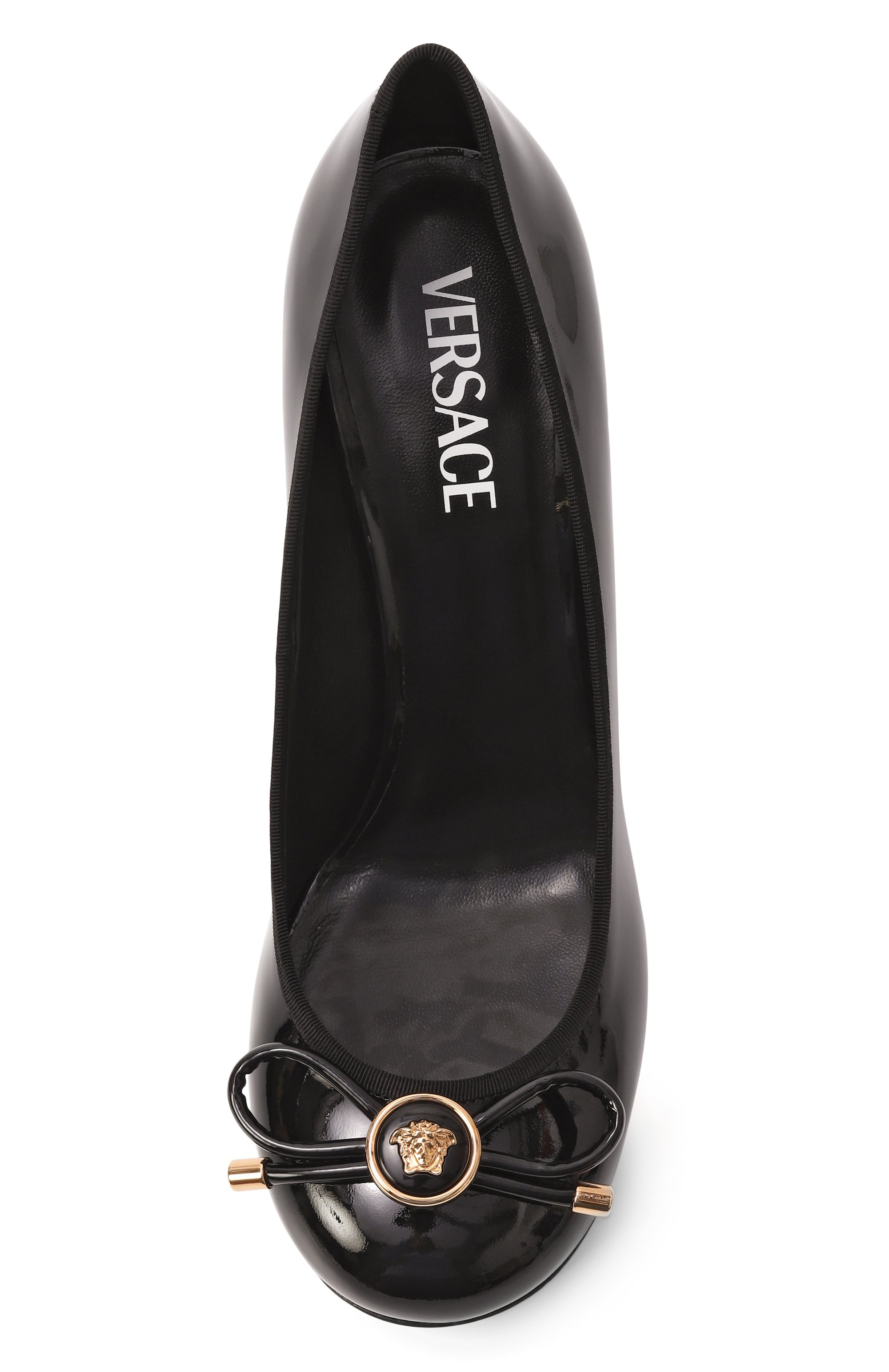 Лакированные туфли opera bow 85 VERSACE, арт. 1019459/D2VE, фото 6