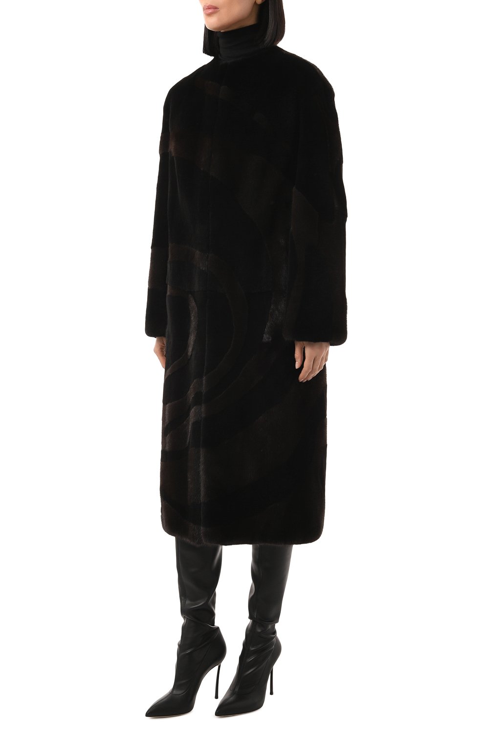 Шуба из норки KITON, арт. D58690K0535F05, фото 3