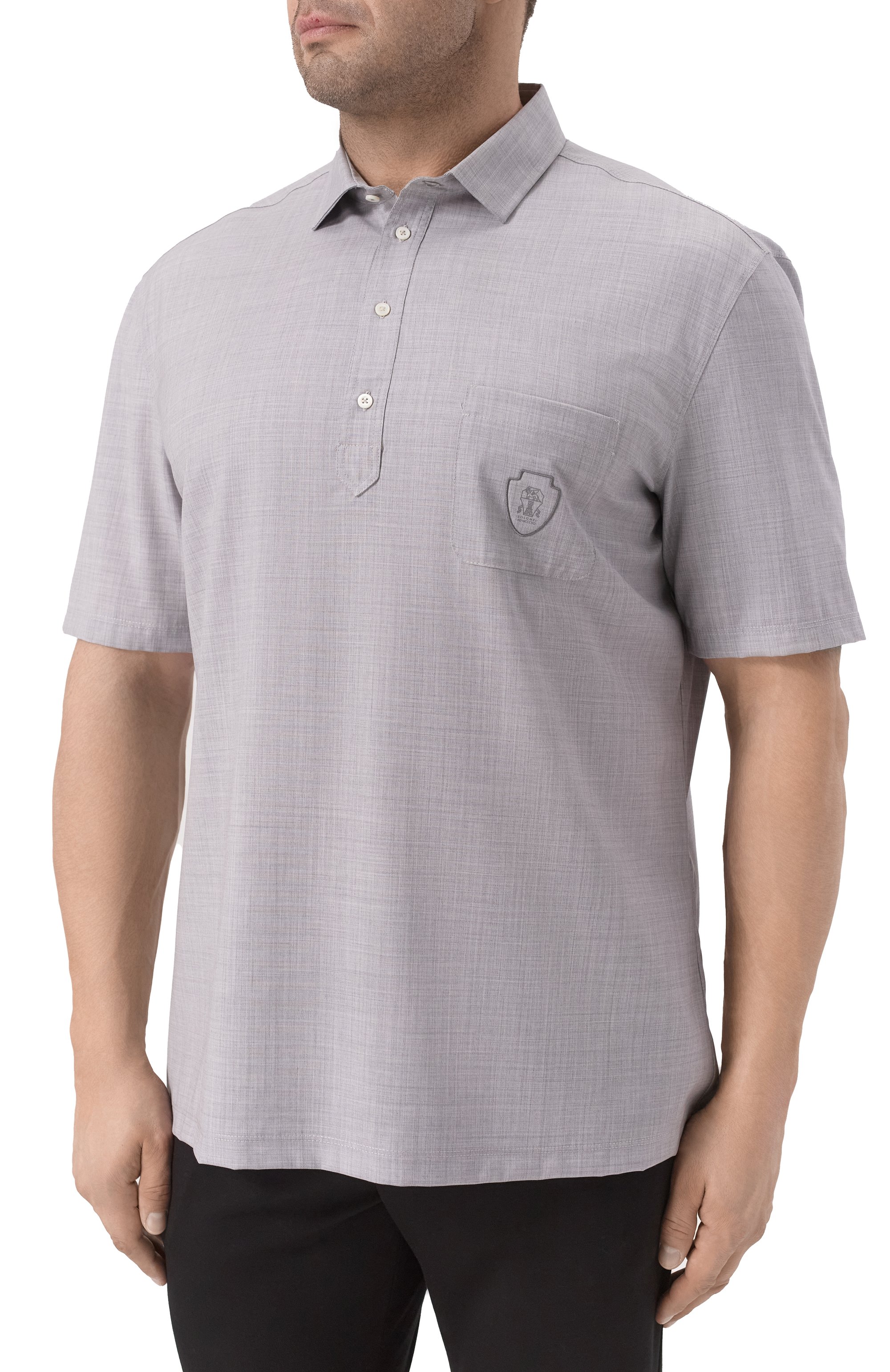 Шерстяная рубашка BRUNELLO CUCINELLI, арт. MM6701301F, фото 3