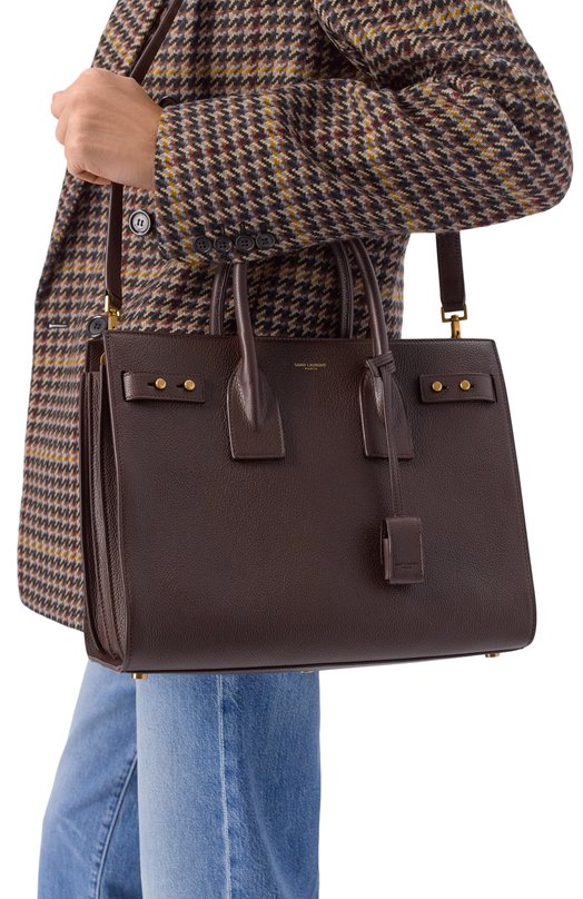 Сумка Sac de Jour small Saint Laurent 717447/DTI0W Коричневый  717447/DTI0W Фото 2