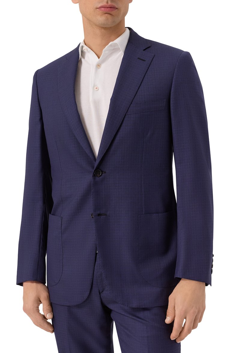 Костюм из шерсти и шелка BRIONI, арт. RA0J0L/P7AL9/BRUNIC0/2, фото 4