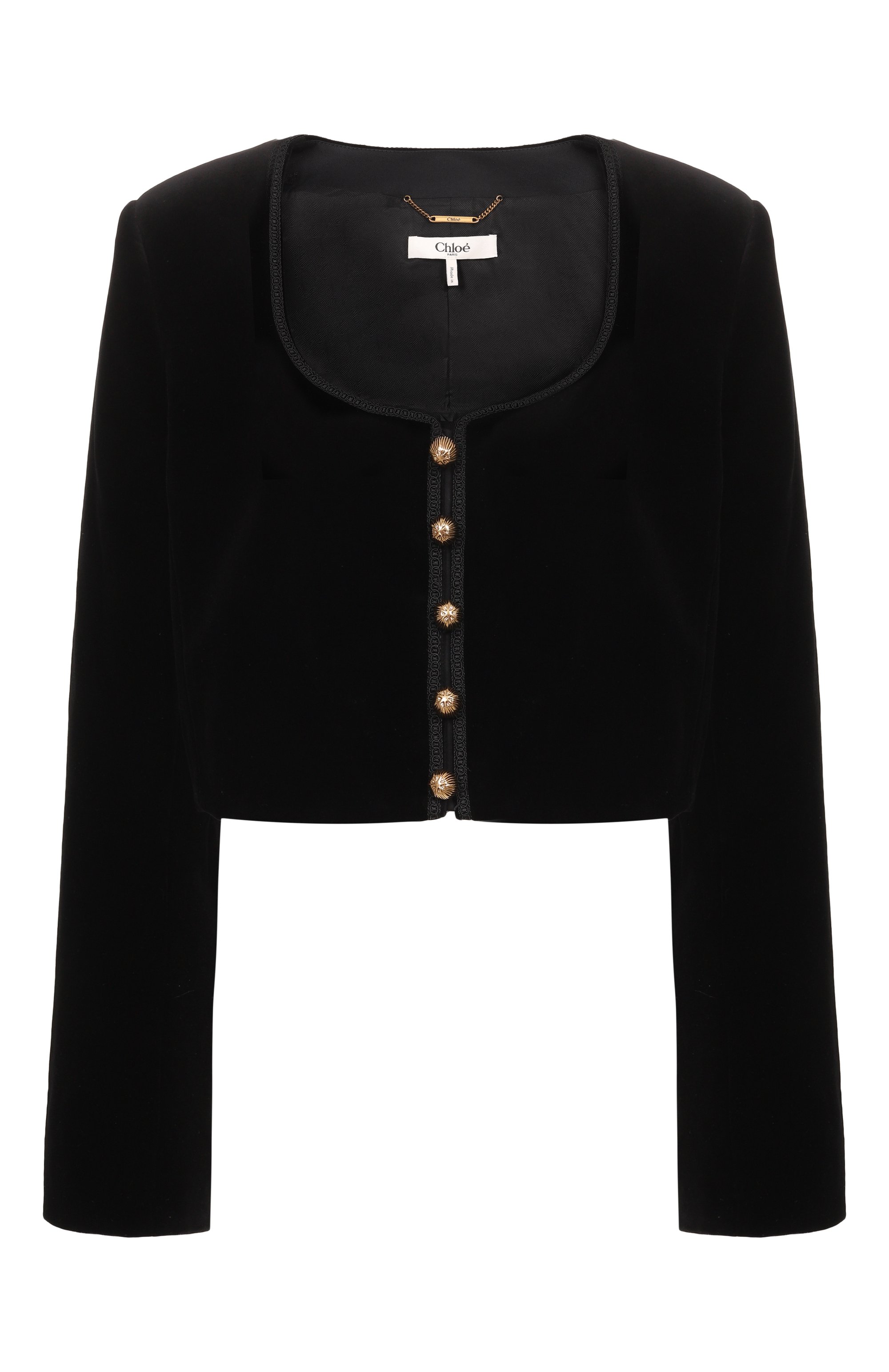 Бархатный жакет CHLOÉ, арт. CH25WVE34091, фото 1