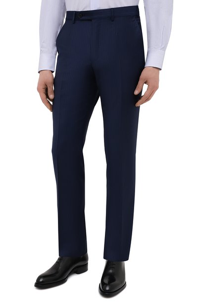 Шерстяной костюм ZEGNA темно-синего цвета по цене 290500 руб., арт. 922578/221225, фото 4 Шерстяной костюм ZEGNA, арт. 922578/221225, фото 4