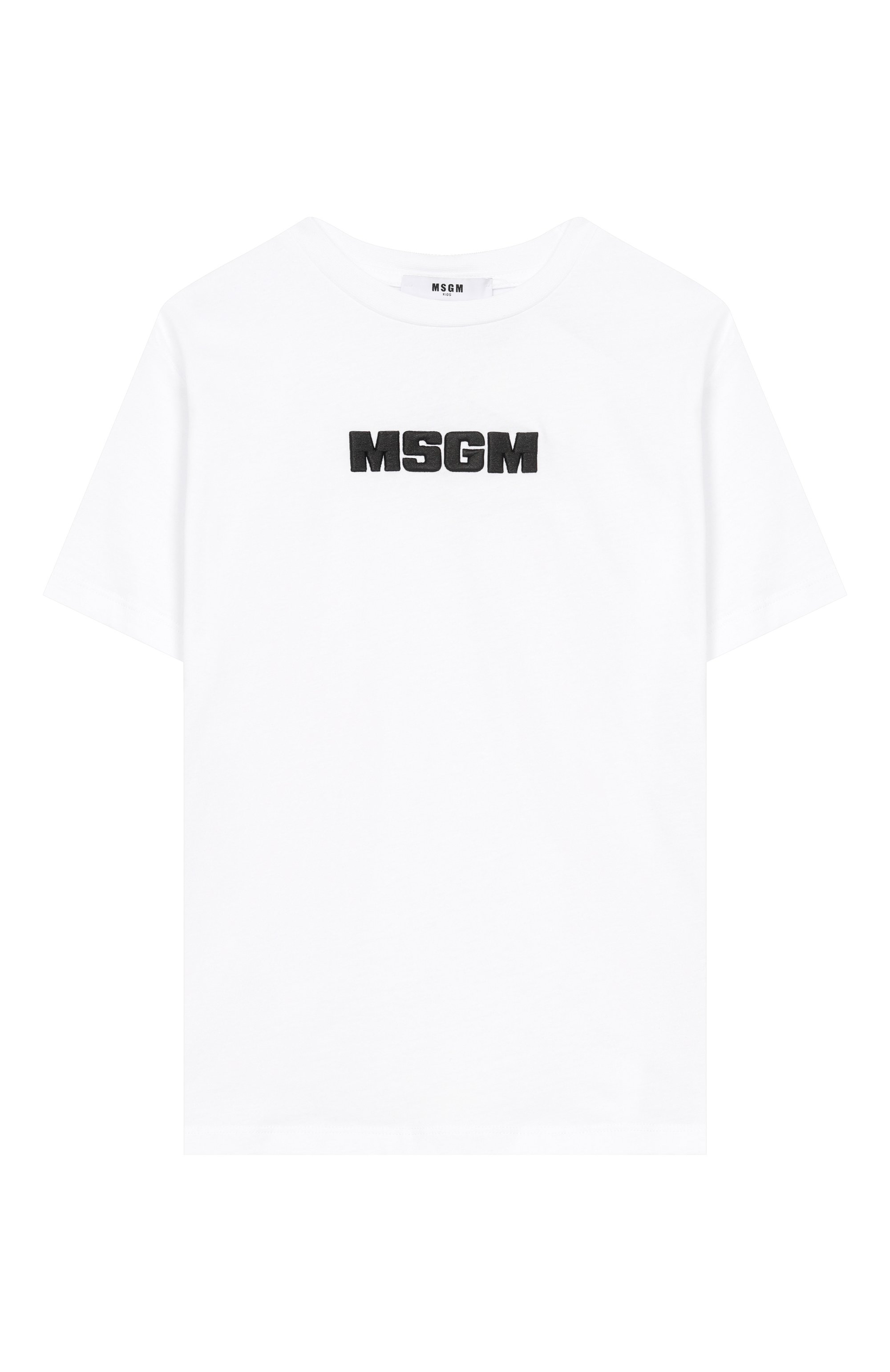 Хлопковая футболка MSGM KIDS, арт. S6MSJUTH072, фото 1