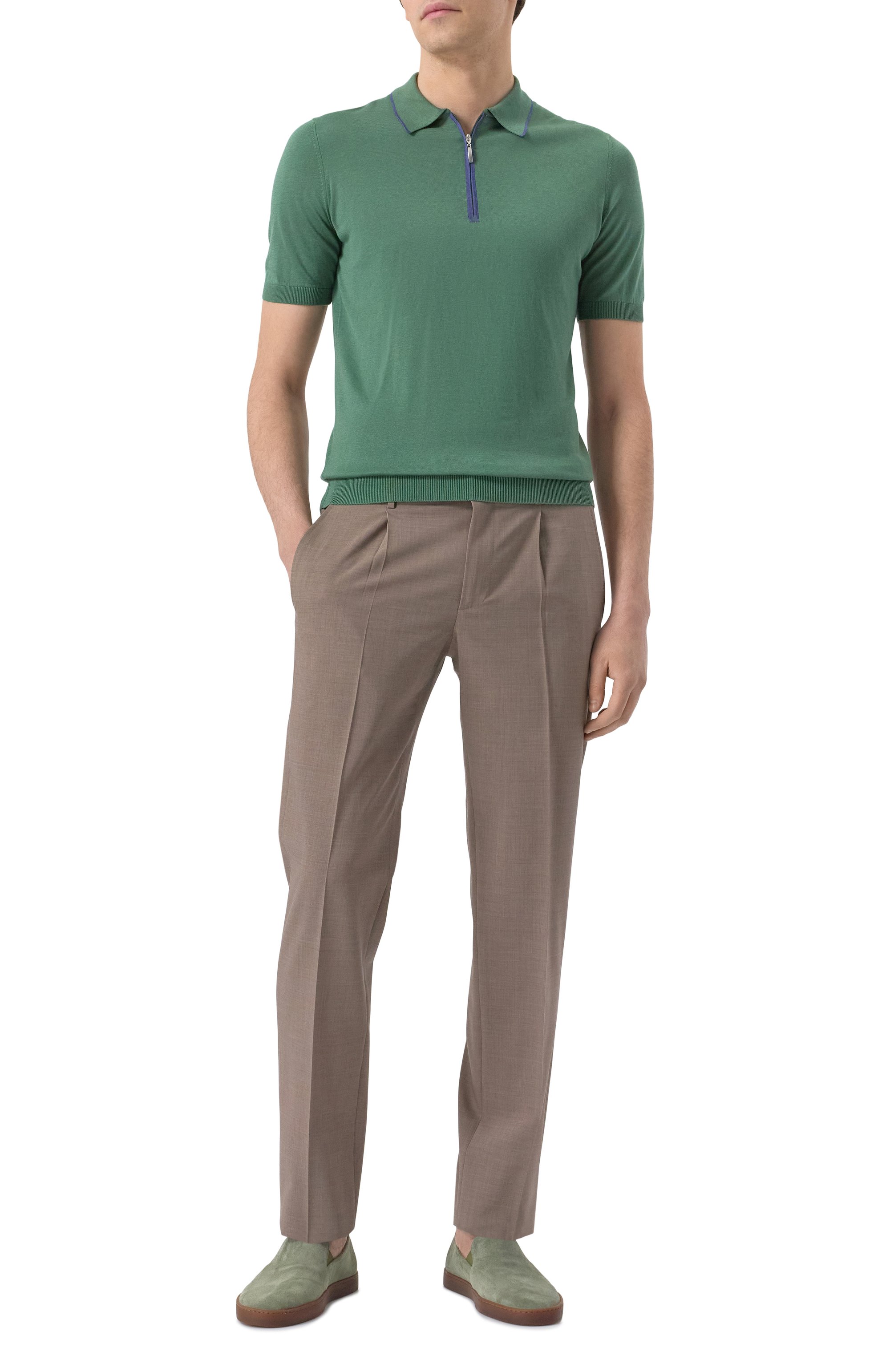 Шелковое поло GRAN SASSO, арт. 43166/23506, фото 2