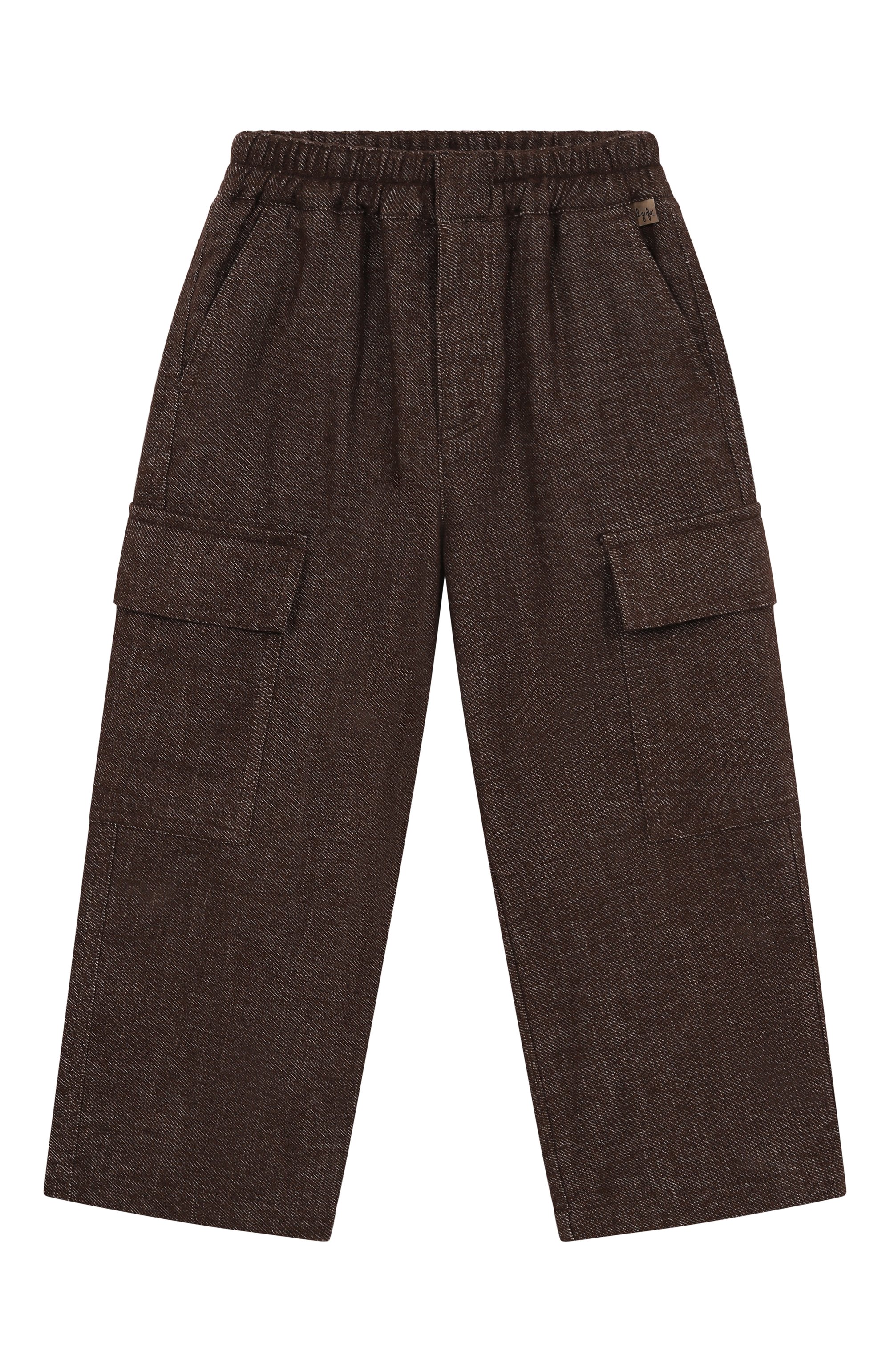 Джинсы IL GUFO коричневого цвета по цене 18500 руб., арт. A25GPL0030C0074/2-4, фото 1 Джинсы IL GUFO, арт. A25GPL0030C0074/2-4, фото 1