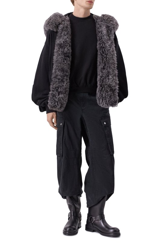 Кожаные сапоги Dolce & Gabbana A70164/AI448 Чёрный  A70164/AI448 Фото 2