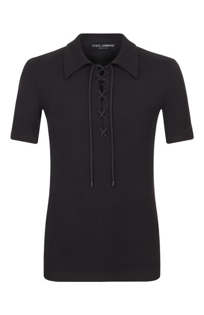 Мужской хлопковое поло DOLCE & GABBANA, арт. G8SR0T/FUGFJ