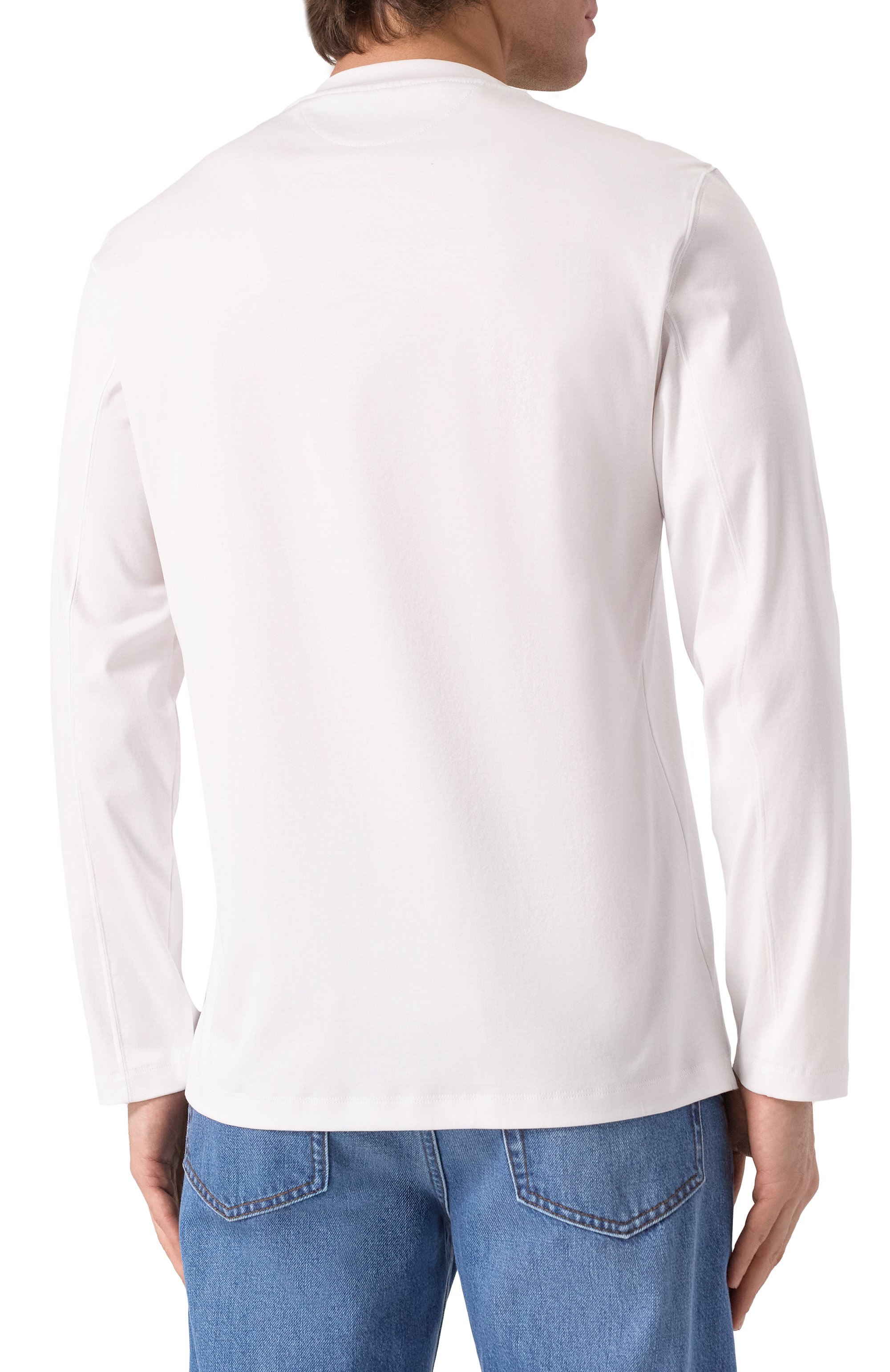 Хлопковый лонгслив BRUNELLO CUCINELLI, арт. M0B137407, фото 4