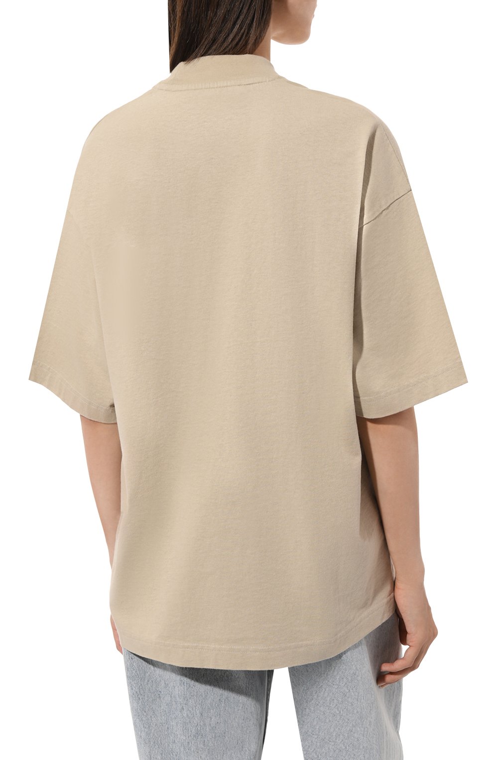 Хлопковая футболка PALM ANGELS, арт. PWAA017S23JER0046110, фото 4