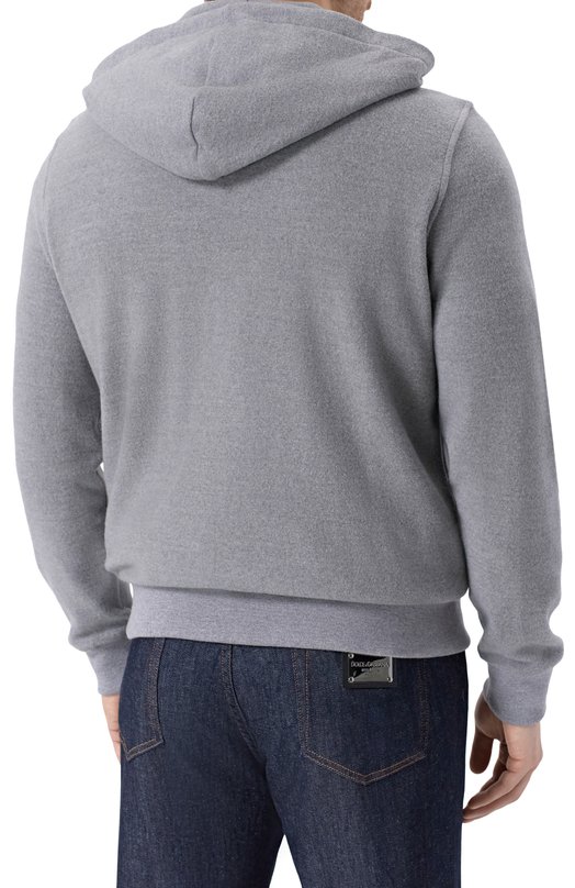 Толстовка из хлопка и шерсти MVST 17M416/TF00 Серый  17M416/TF00 Фото 4