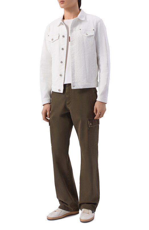 Джинсовая куртка Dsquared2 S74AM1673/S39781 Белый  S74AM1673/S39781 Фото 2