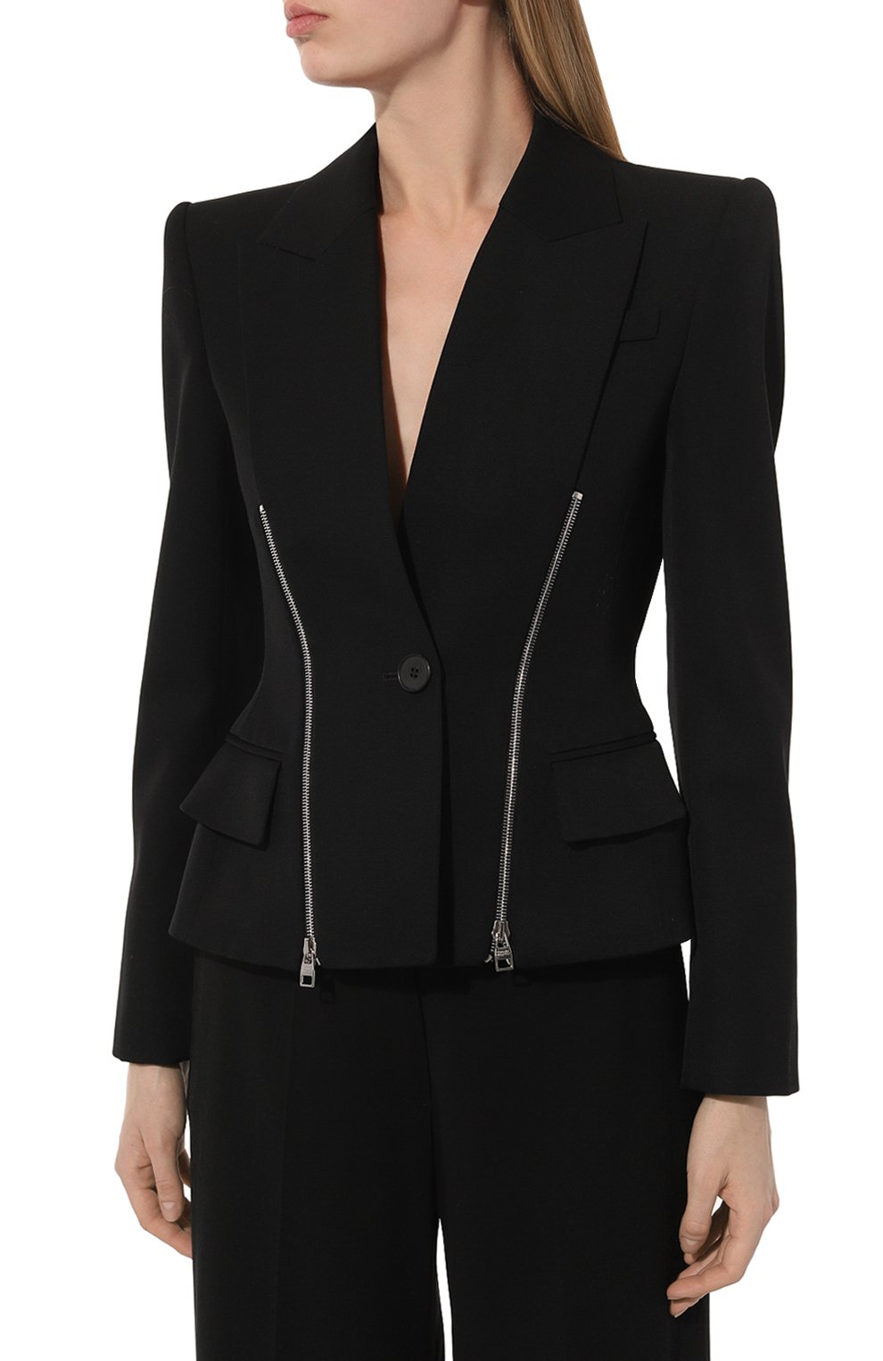 Шерстяной жакет ALEXANDER MCQUEEN, арт. 757623, фото 3