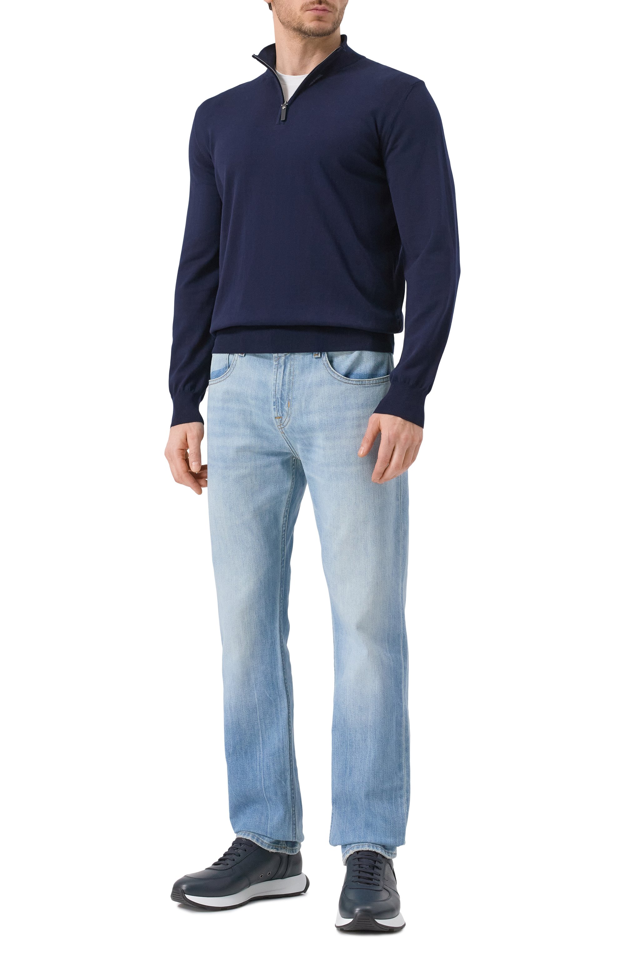 Хлопковый джемпер CANALI, арт. C0015/MK00145, фото 2