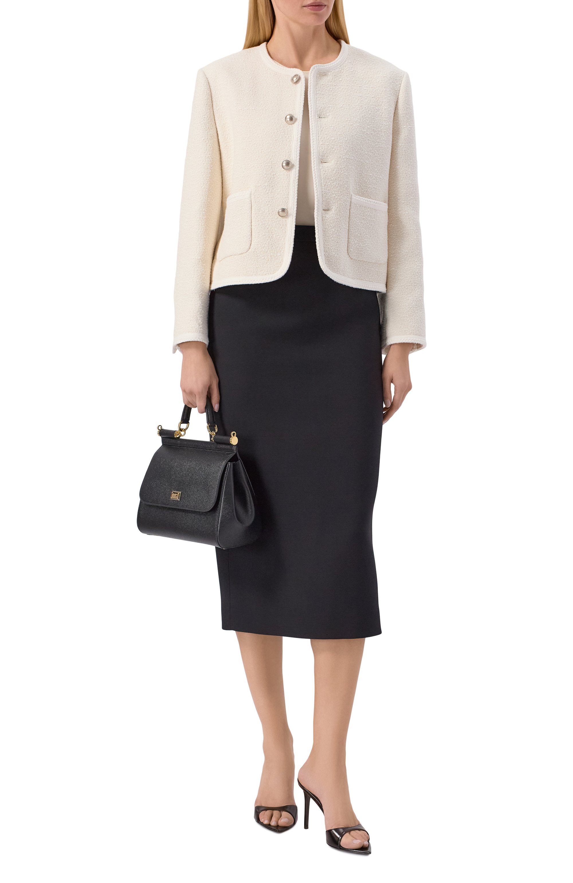 Шерстяная юбка ALESSANDRA RICH, арт. FABX4358/F4704, фото 2