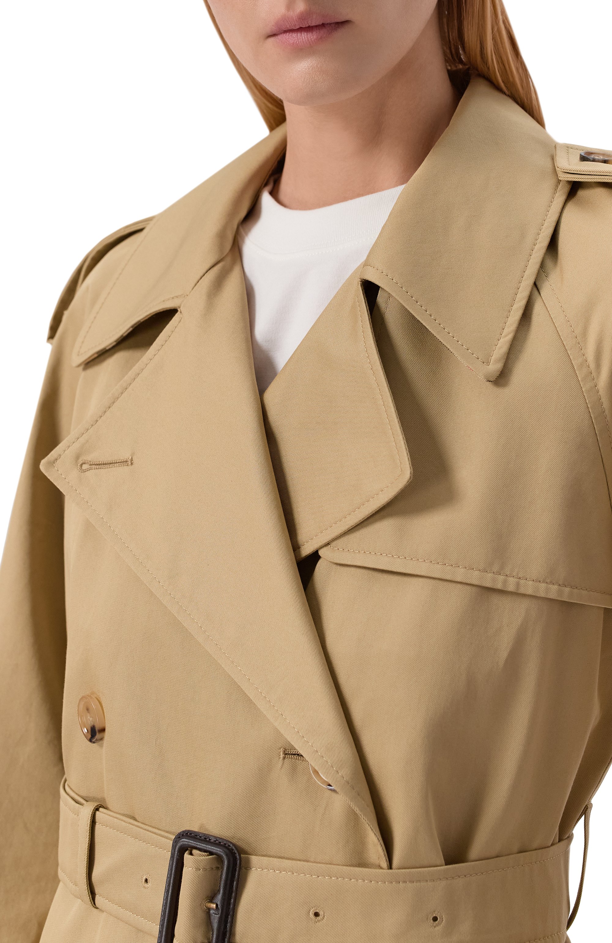 Хлопковый тренч BURBERRY, арт. 8119066, фото 5