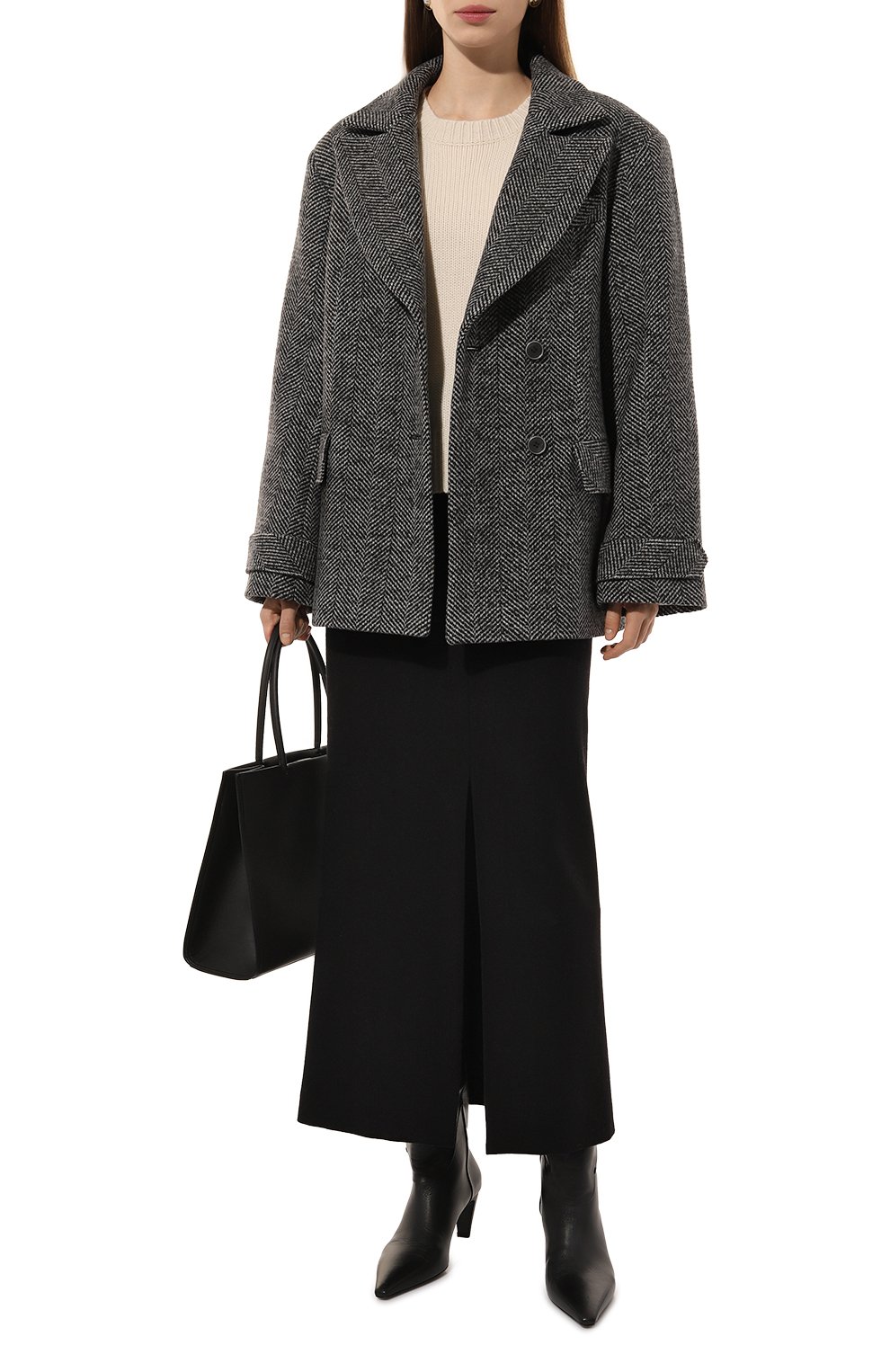 Шерстяное полупальто AND THE BRAND, арт. CT008-2013-9010-W25, фото 2