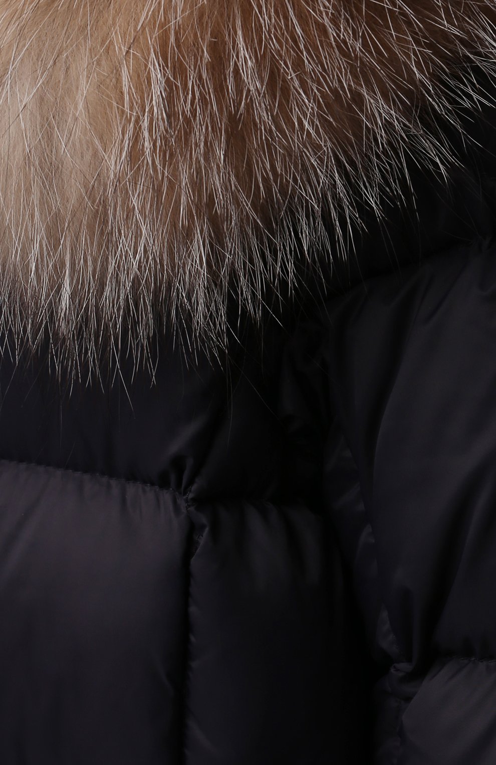 Пуховый комбинезон с мехом MONCLER, арт. G2-951-1G506-02-53079/9-12M, фото 3